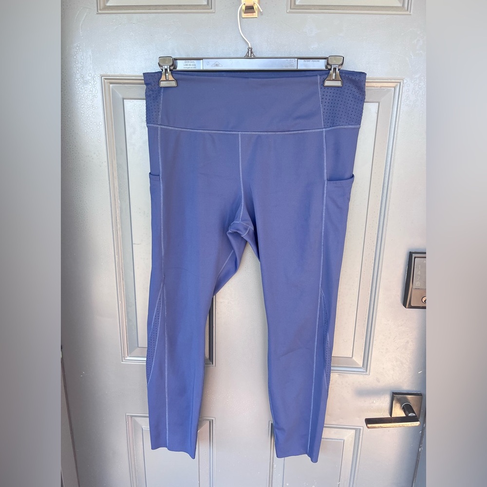 Brooks Periwinkle Purple XL Running Shorts/Leggings Waistband